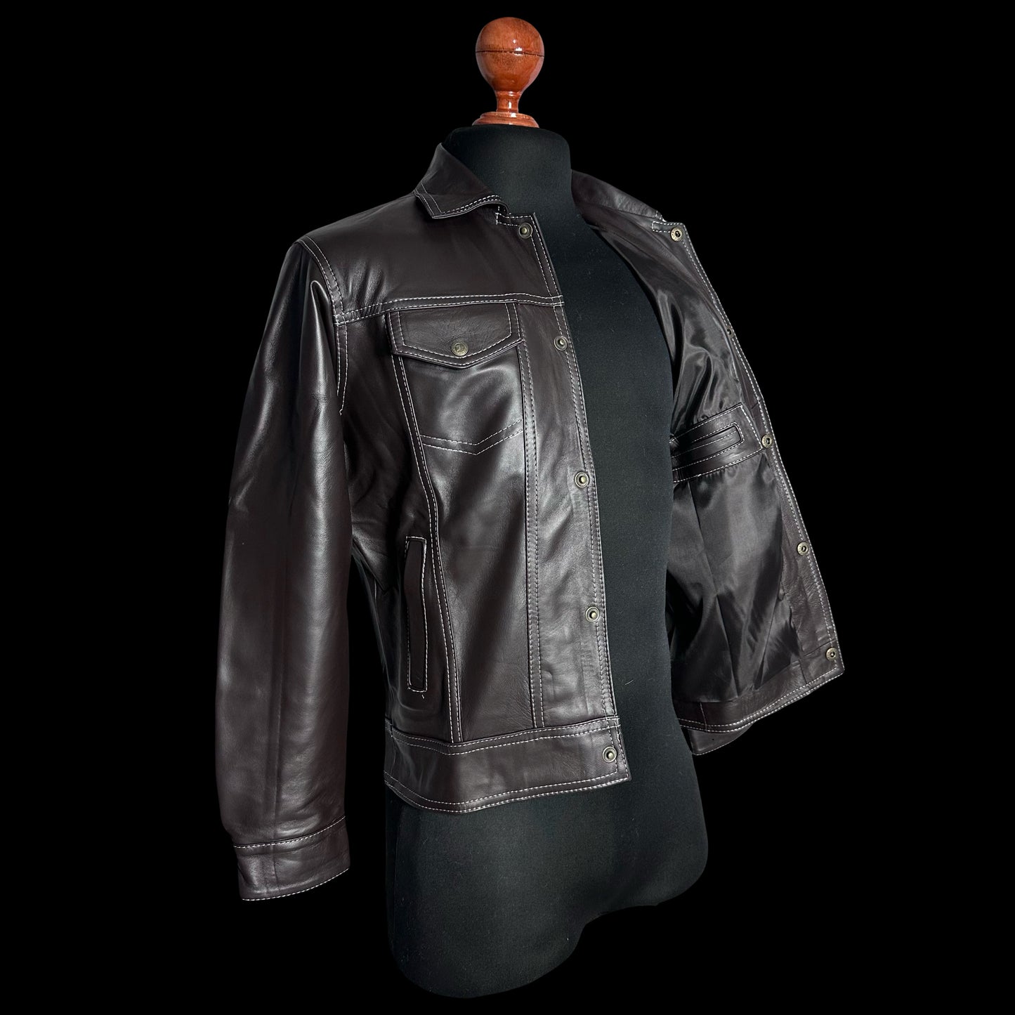 Clásica Broches Chocolate