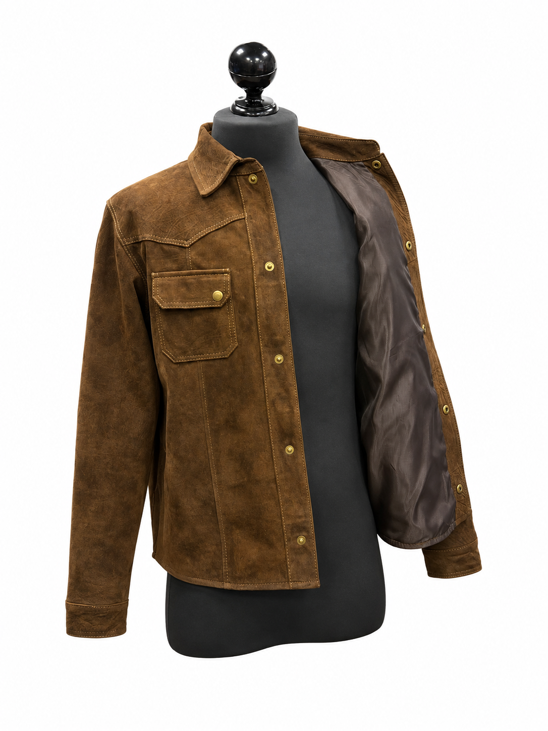 Camisola Nobuk Tabaco