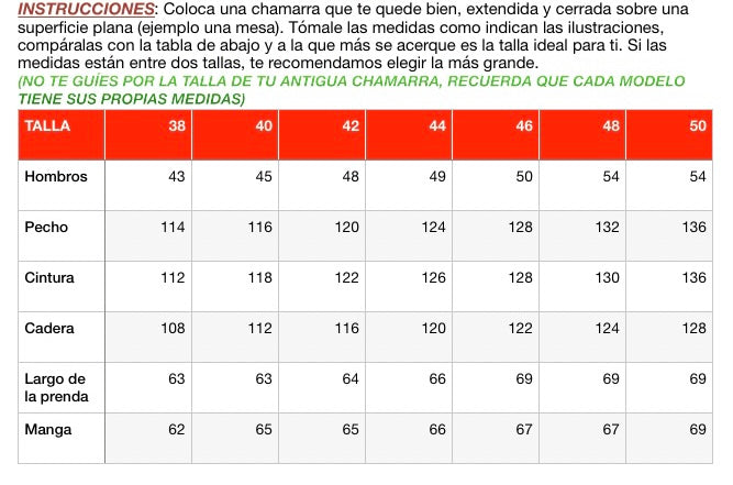 Vaquera Hidrofugada