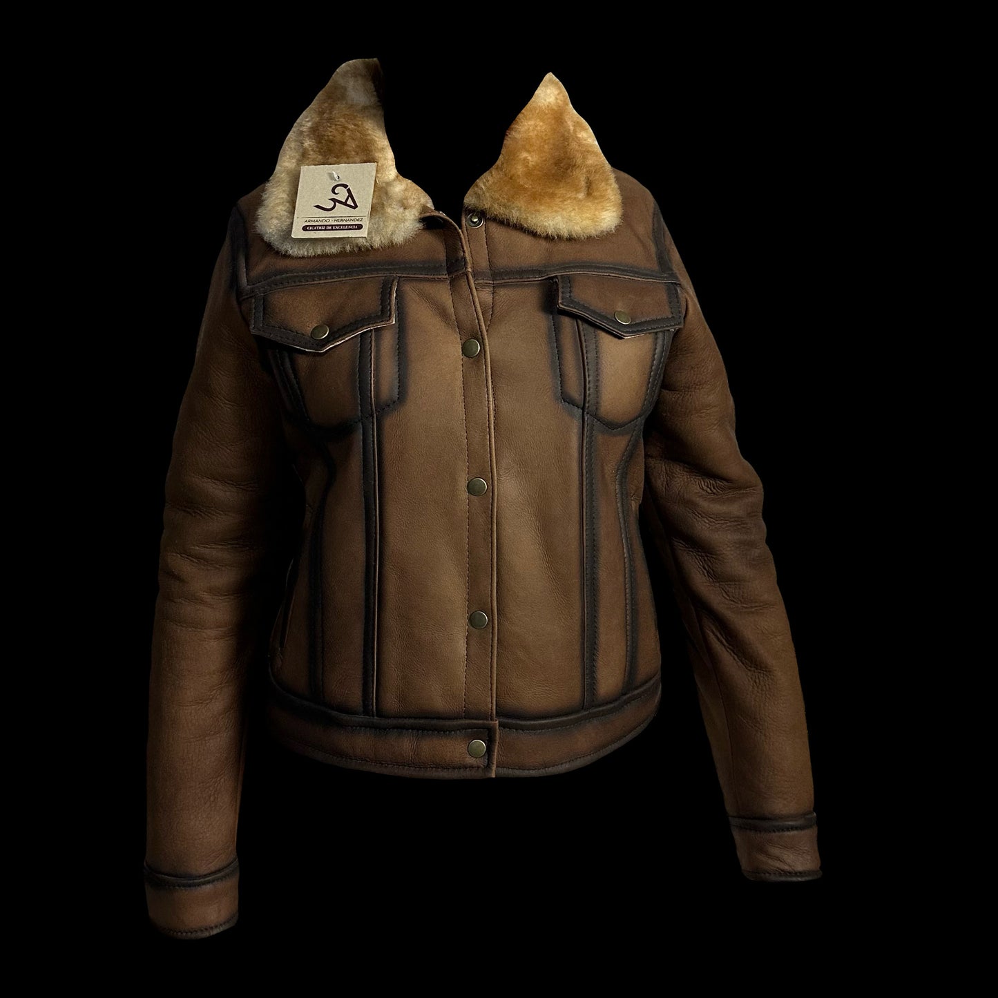 Clásica Broches Caramelo Puntas Sombreada Dama