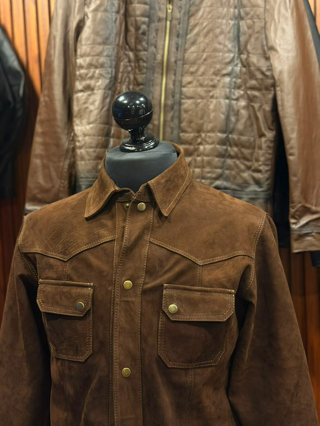 Camisola Nobuk Tabaco