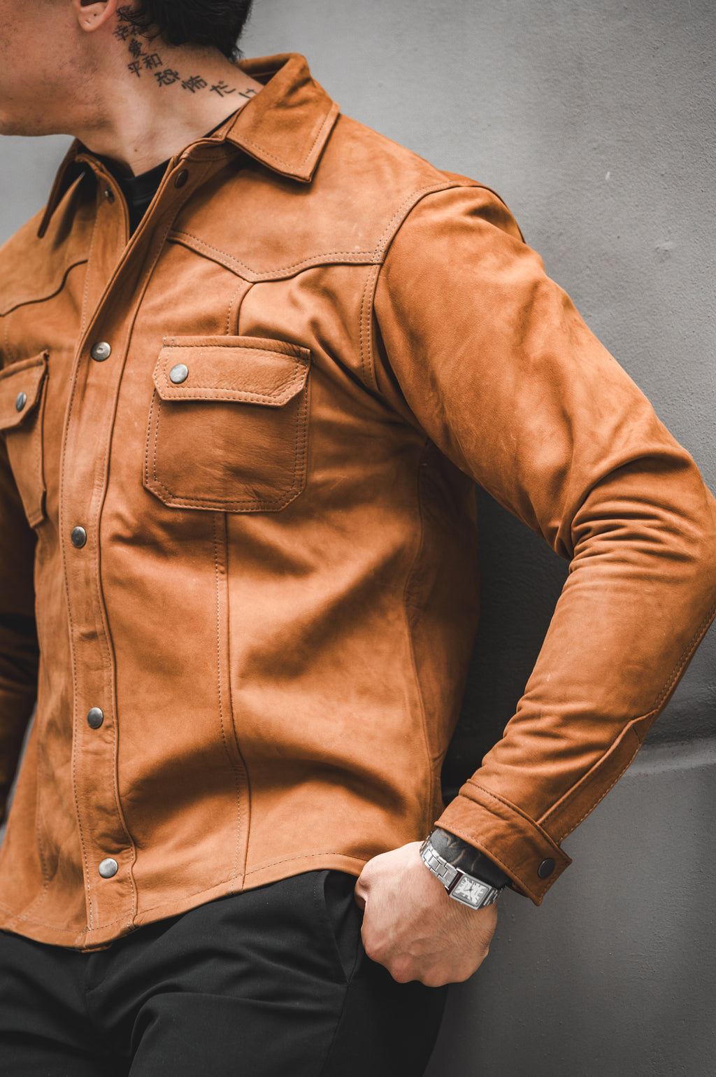 Sobrecamisa Camisola Nobuk Miel