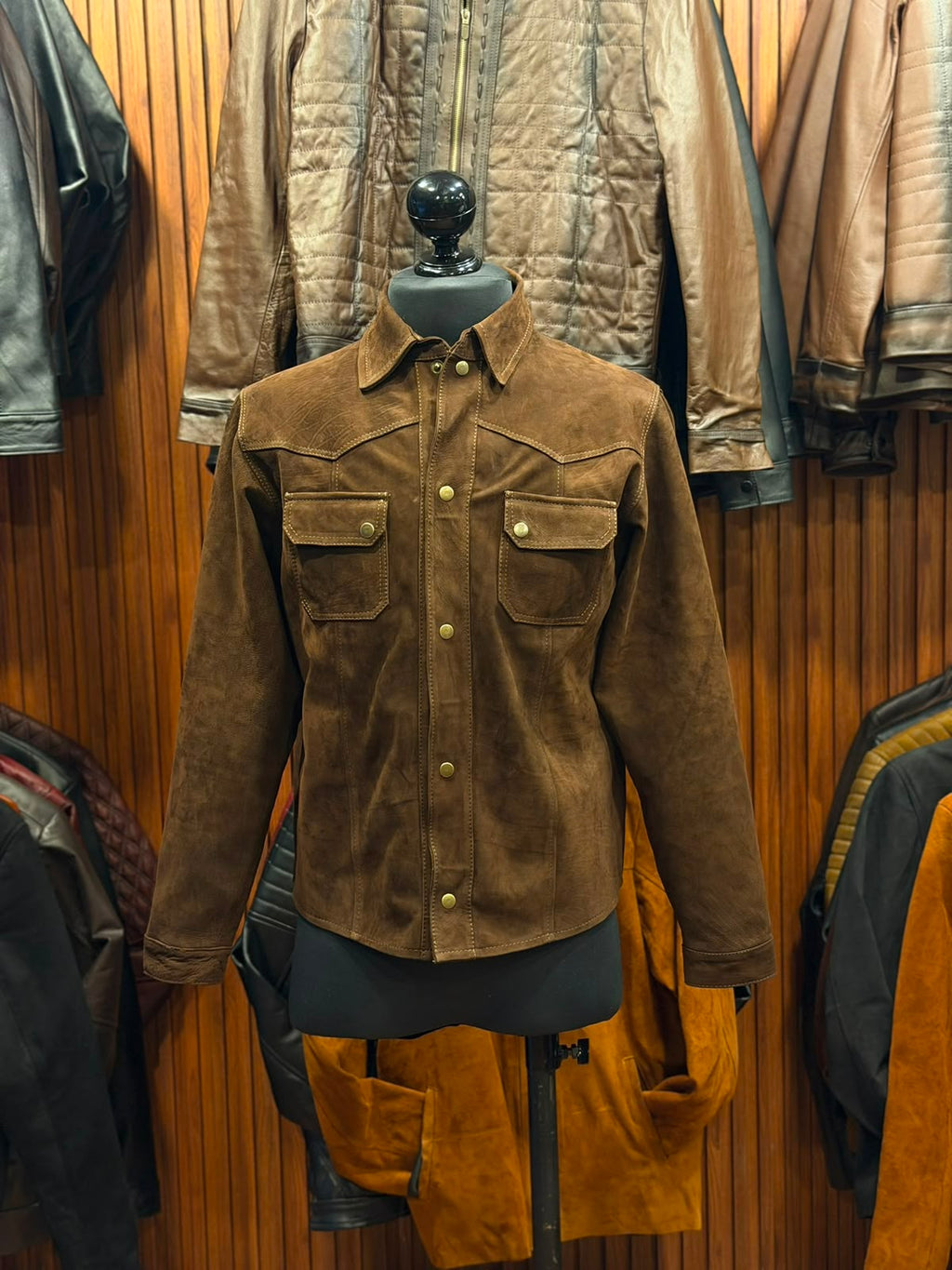 Camisola Nobuk Tabaco